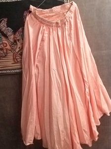 Peach Colored Ethnic Skirt