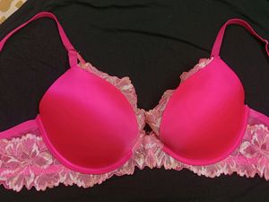 LASENZA Hot Pink Lace Push up bra