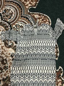 Patterned Mini Dress
