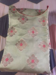Elegant Kurta Set with Brocade Work