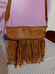Lino Perros Brown leather Sling Bag