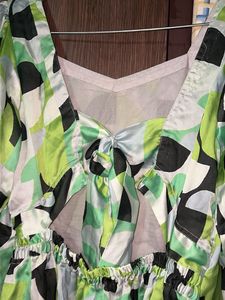 Stylish Geometric Print Midi Dress