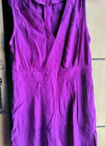 Purple Sleeveless Romper