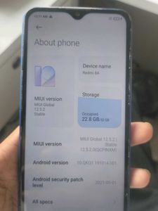 Blue Redmi Mi 8A Smartphone 32gb storage