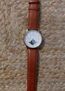 ♤ Titan Automatic Watch with Brown Strap ♤