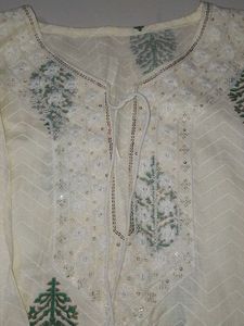 off white Short kurti