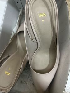 Zara Classic Nude Heels