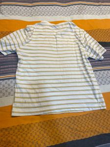 combo of 2 T-shirt white stripes and Black Squad M