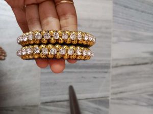 Pearl and Zardosi Bangles for Women