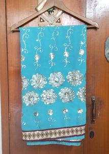 Brand new Beautiful fancy embroidery Saree