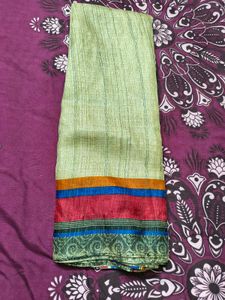 Elegant Striped Saree