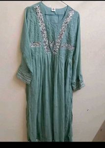 Elegant Mirror Work Kurta