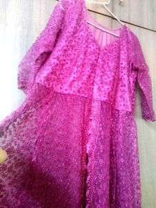 Mother Daughter Ethnic Gown Combo