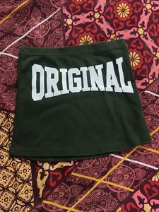 Trendy "Original" Graphic Mini Skirt