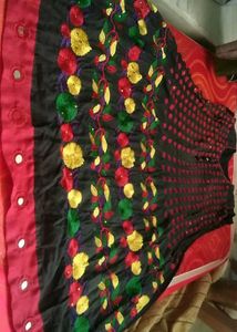 🍁Fully Embroidered Anarkali Kurti