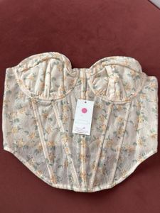 Floral Lace Corset Top