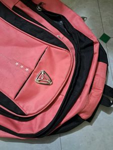 Pink and Black Backpack