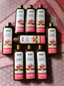 WOW Himalayan Rose Body Lotion - 9 Bottles