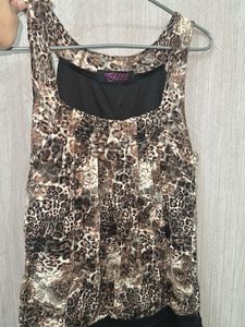 Animal Print Mini Dress