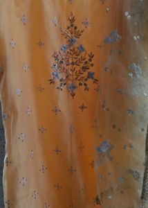 butter yellow kurta set for women