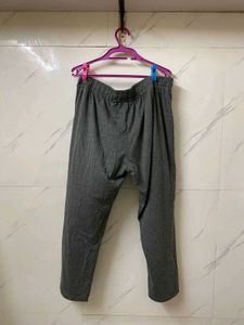 BlinkIn Grey 7XL Cotton Relaxed-Fit Track Pants