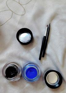 Blue and Black Gel Eyeliner Combo