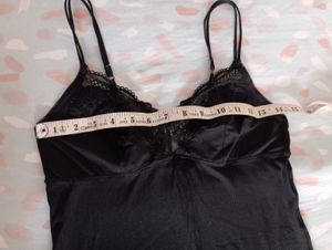 Elegant Lace Trim Slip Dress