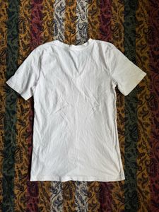 Classic White V-Neck T-Shirt