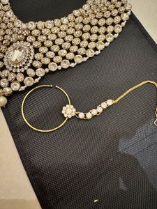Bridal Kundan Jewellery Set - 4 pc