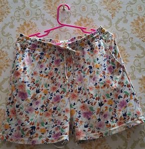 Floral Print Shorts