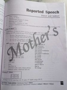 English (Language And Comprehension) MOTHER'S