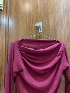 Chic Ruched Long Sleeve Top