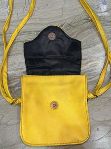 Bright Yellow Crossbody Bag