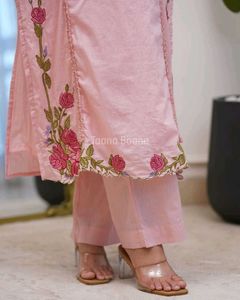 Pink Nude Kurta Set