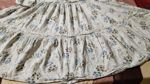 Floral Tiered short Kurta