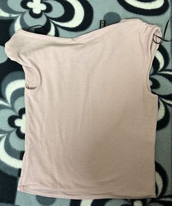 Pink Off-Shoulder Top