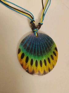 Real Shell Pendant Necklace &amp; Earrings