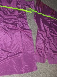 Purple Silky Palazzo Pants