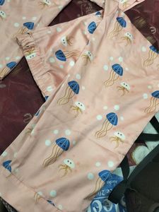 Satin Night Suit Set