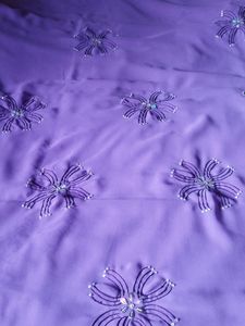 Lavender Saree
