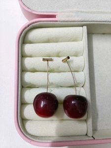Cute Cherry Dangle Earrings