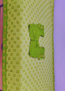 Green Saree with Blouse Piece