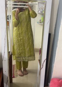 Elegant Embroidered Kurta Set