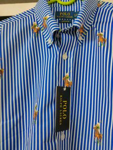 NEW RALPH LAUREN PRINTED LOGO SHIRT