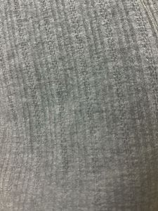 Gray Ribbed Tee - Size L