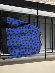 Blue Star Print Sweatshirt