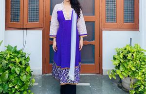 Elegant Purple Kurta