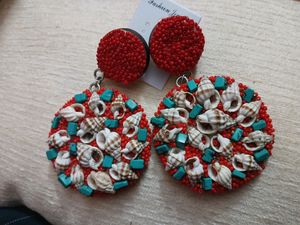 Handmade Beautiful Shell Earring 🐚 😍