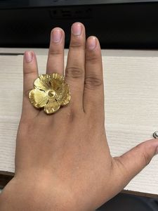 women anti tarnish gold ring