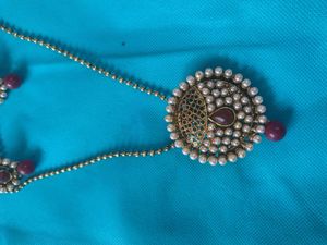 Exquisite Kundan &amp; Pearl necklace &amp; earings